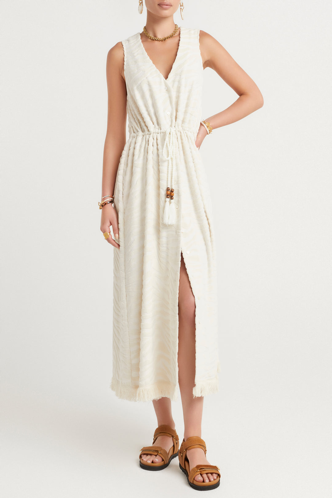 Husk Apollo dress - Cream