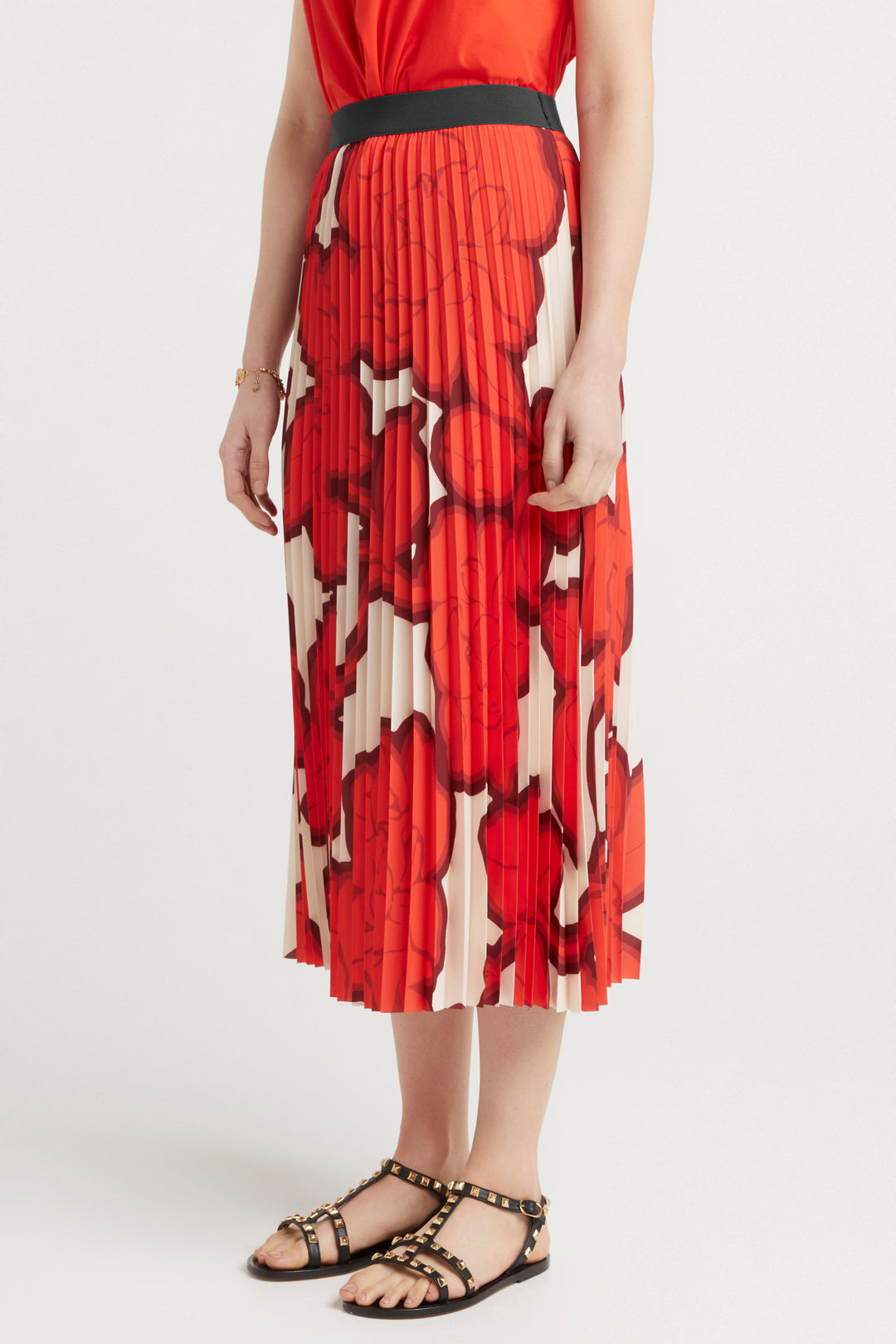 Husk Pleat Skirt Pr - Print