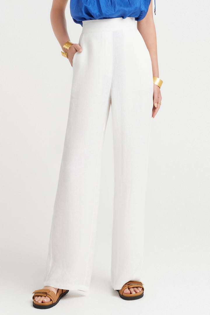 Husk Sophia pant - White