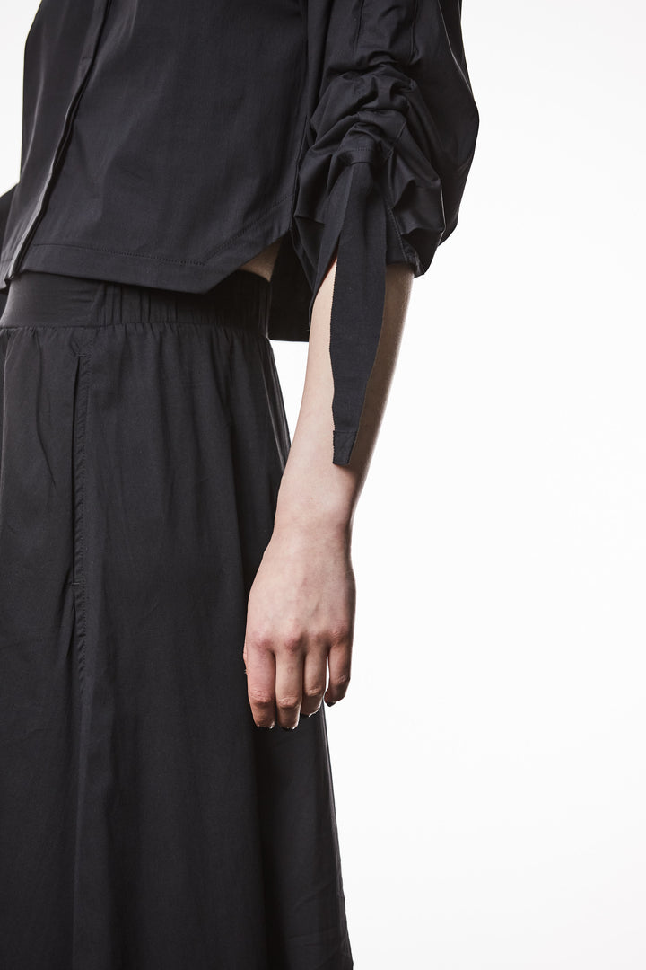 Thom Krom Rouched Shirt - Black