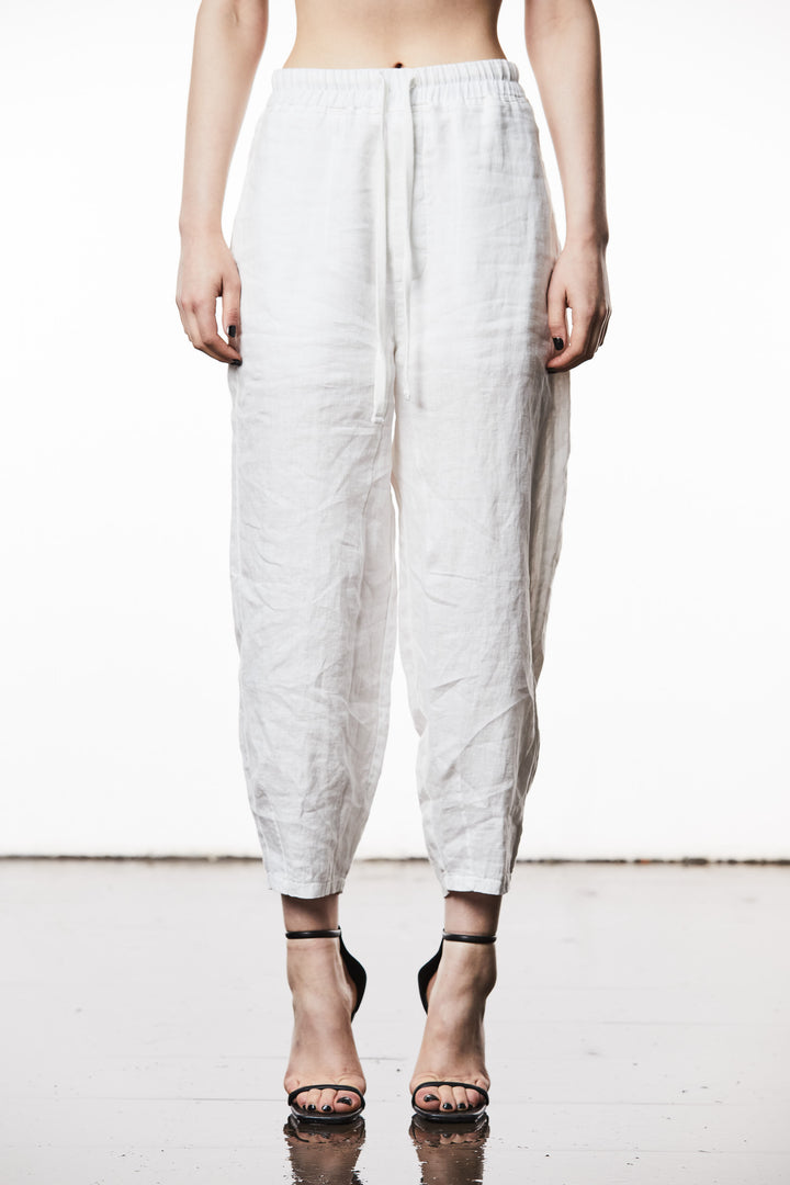 Thom Krom Linen Pant - White