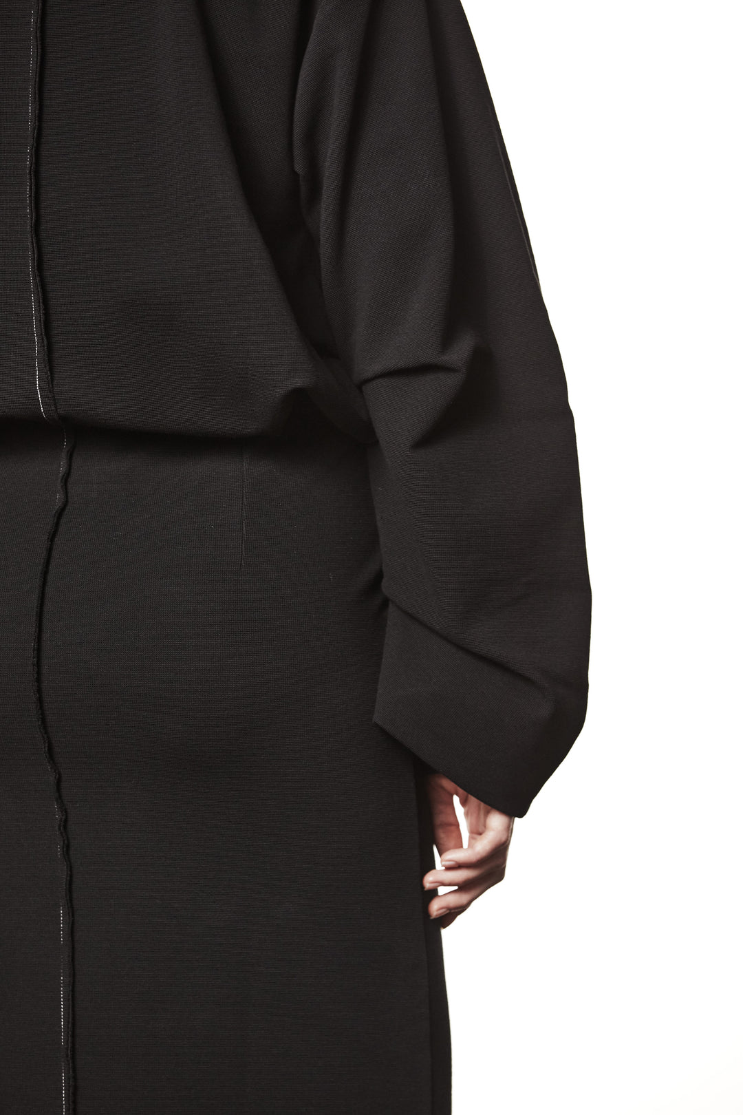 Thom Krom High Neck Bomber - Black