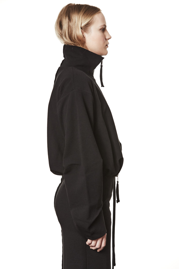 Thom Krom High Neck Bomber - Black