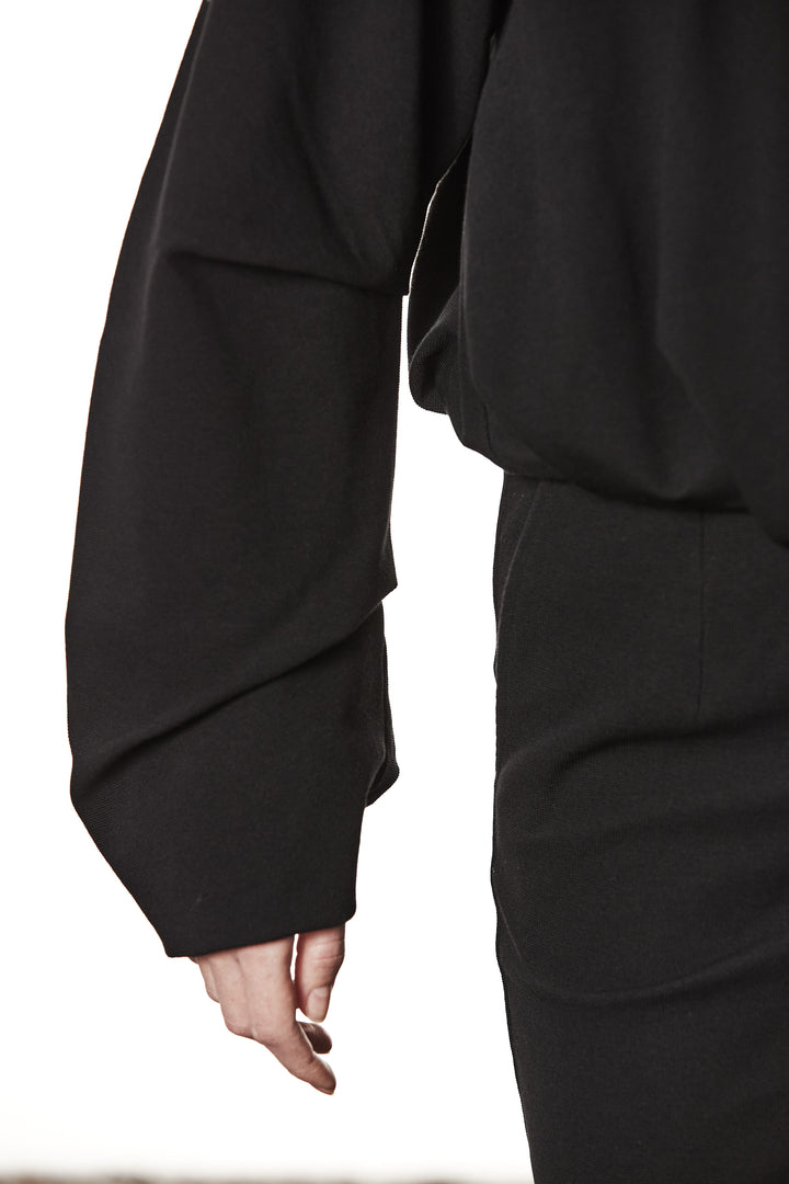 Thom Krom High Neck Bomber - Black