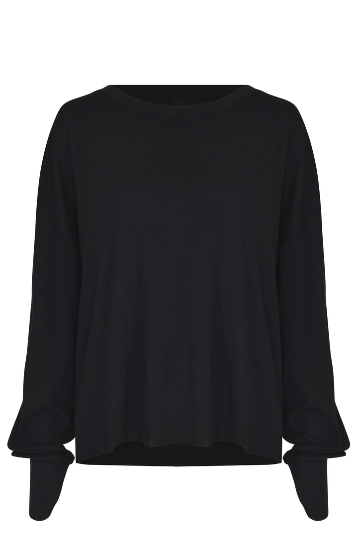 Thom Krom Logo Longsleeve - Black