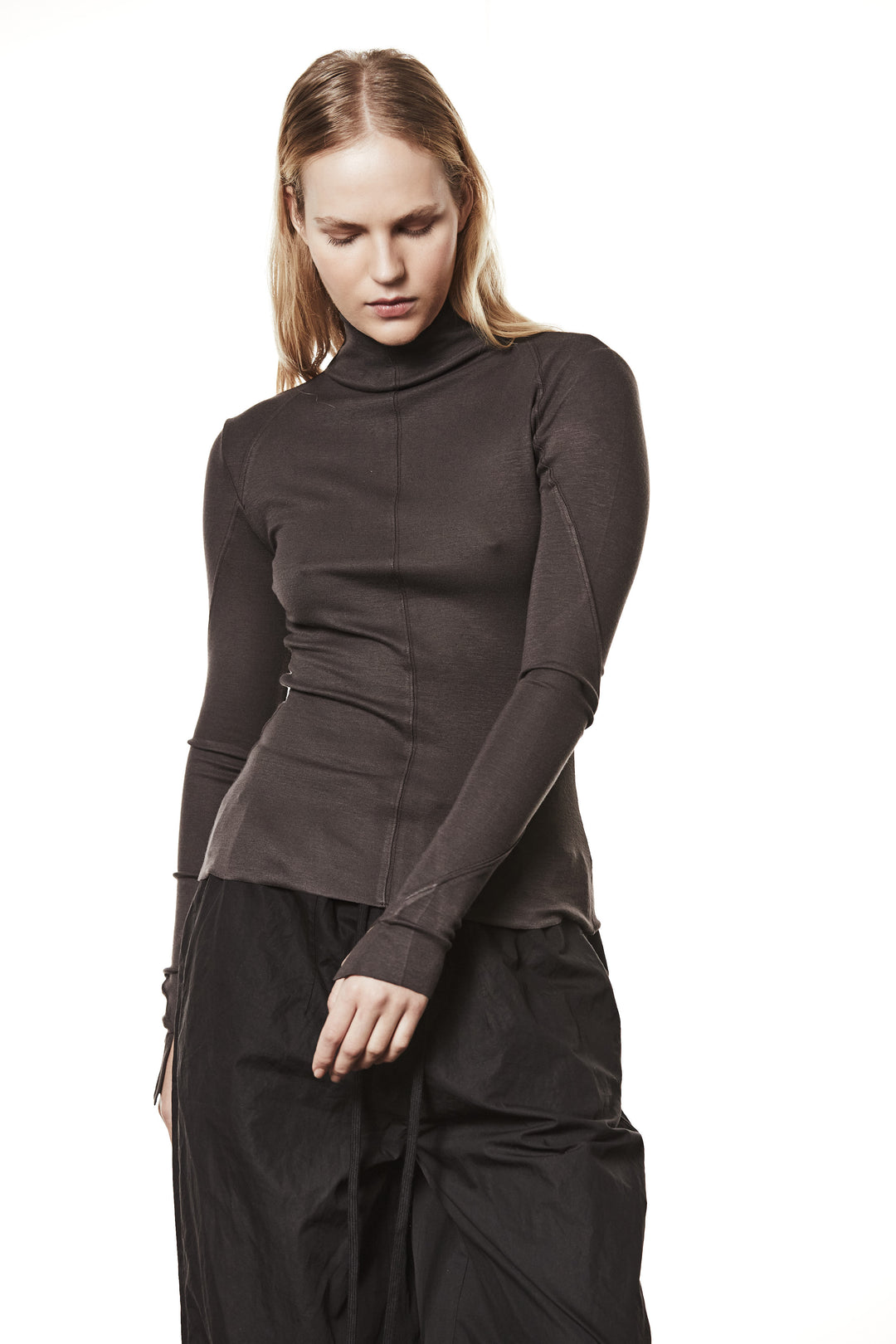 Thom Krom Seam Longlseeve - Chocolate