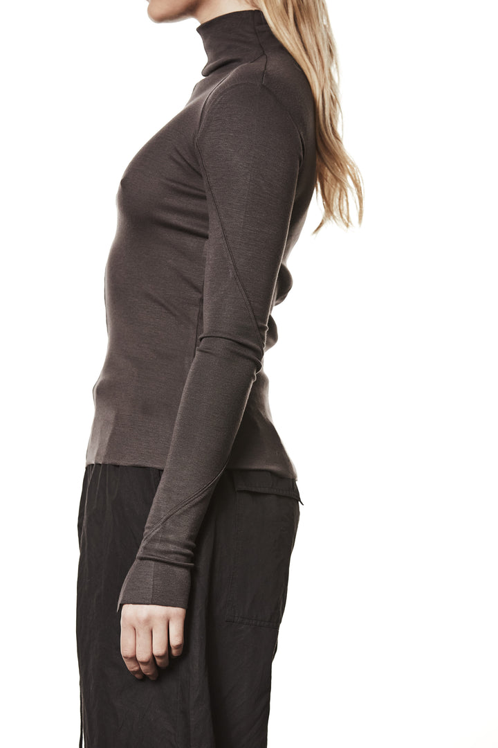Thom Krom Seam Longlseeve - Chocolate