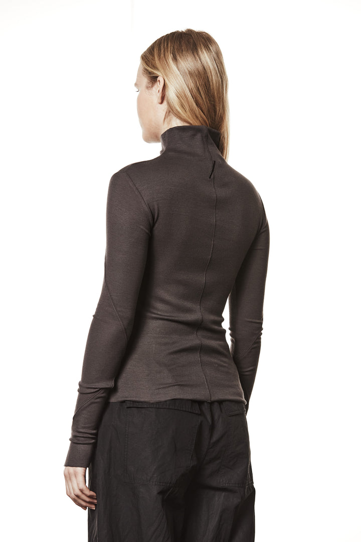 Thom Krom Seam Longlseeve - Chocolate