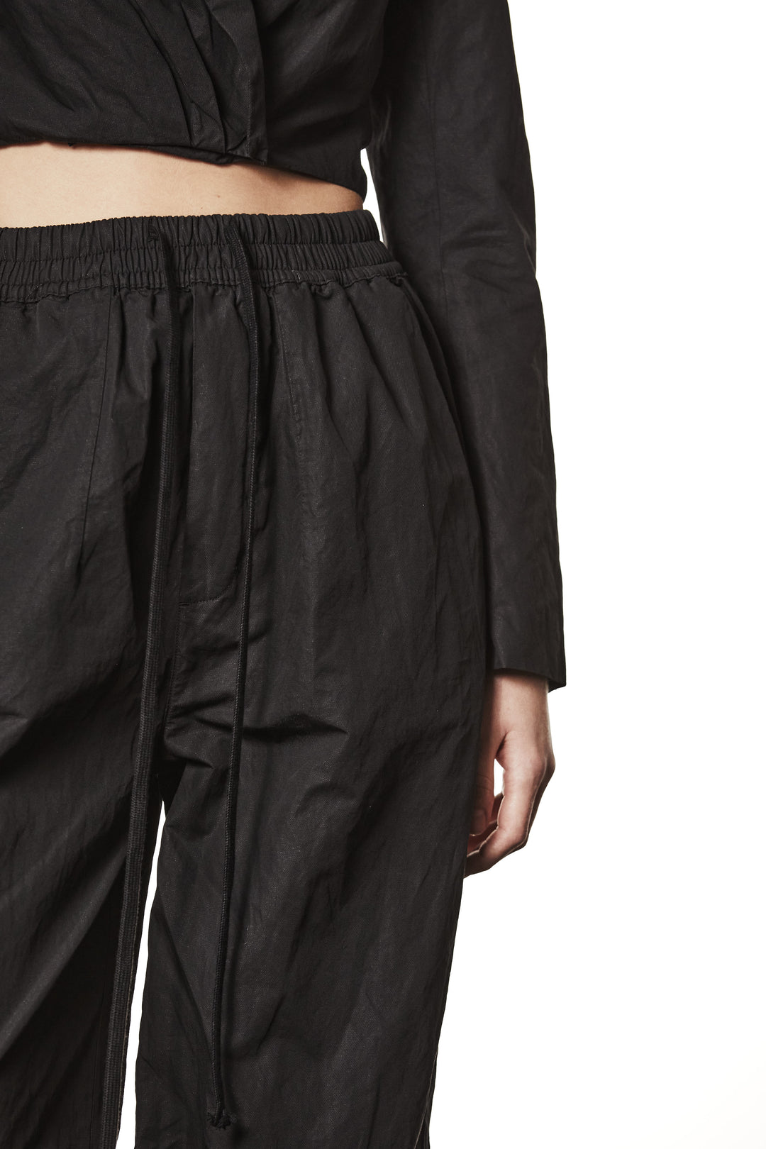 Thom Krom Parachute Pant - Black