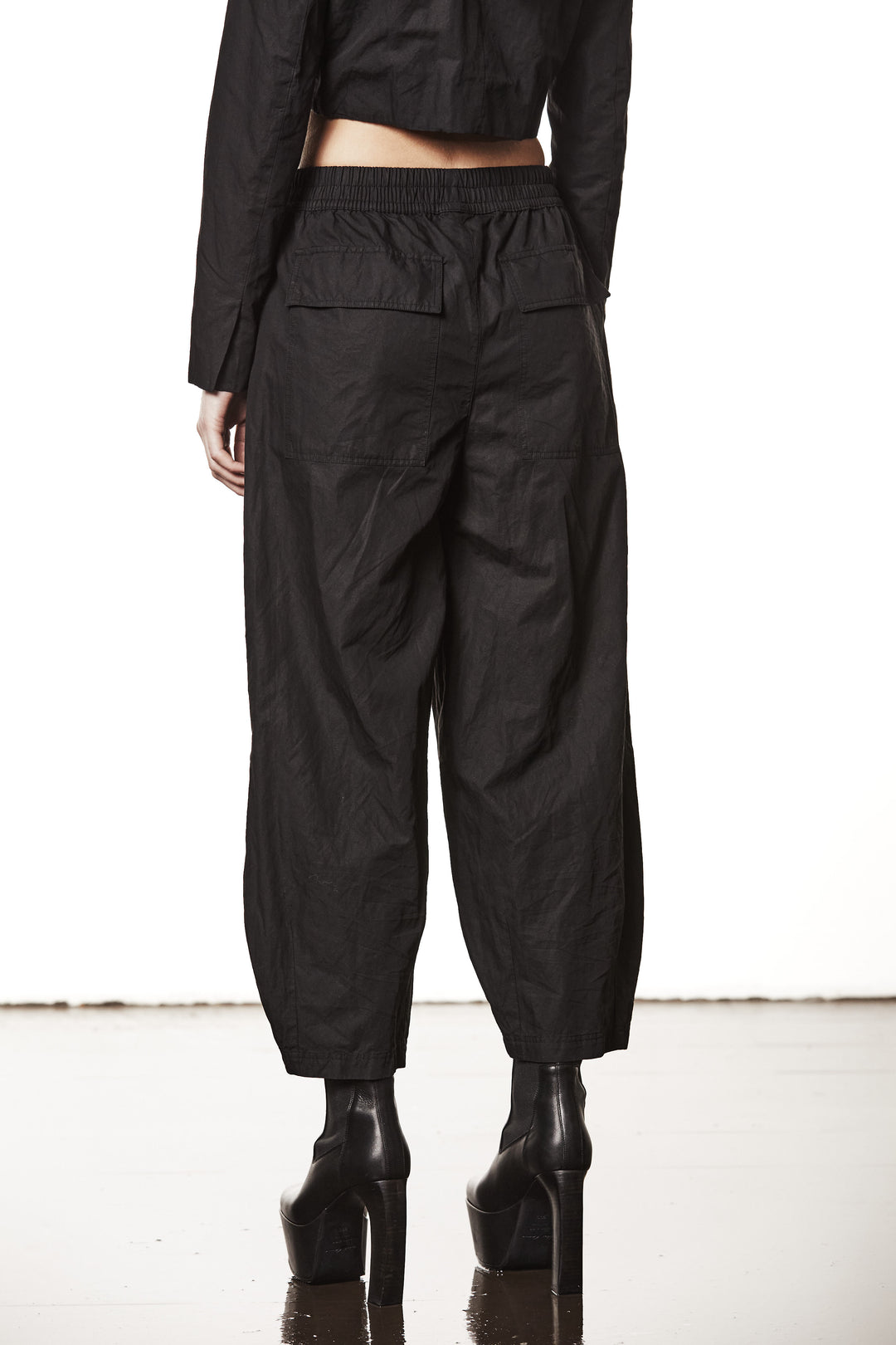 Thom Krom Parachute Pant - Black