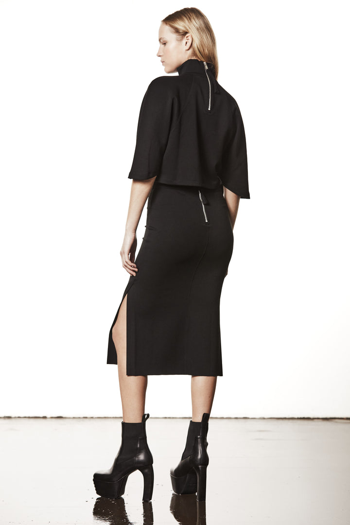 Thom Krom High Neck Top - Black
