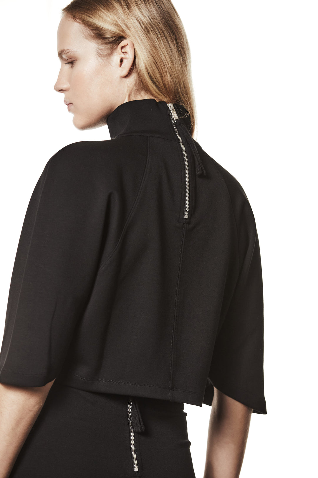 Thom Krom High Neck Top - Black