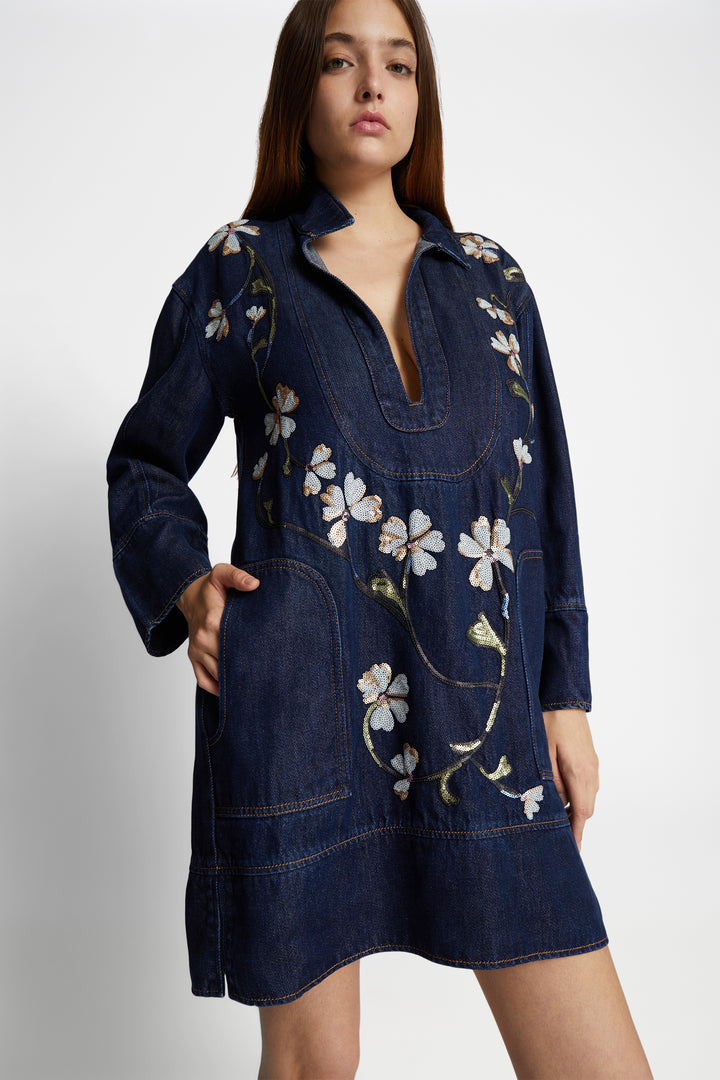 Munthe Fiva Dress - Indigo