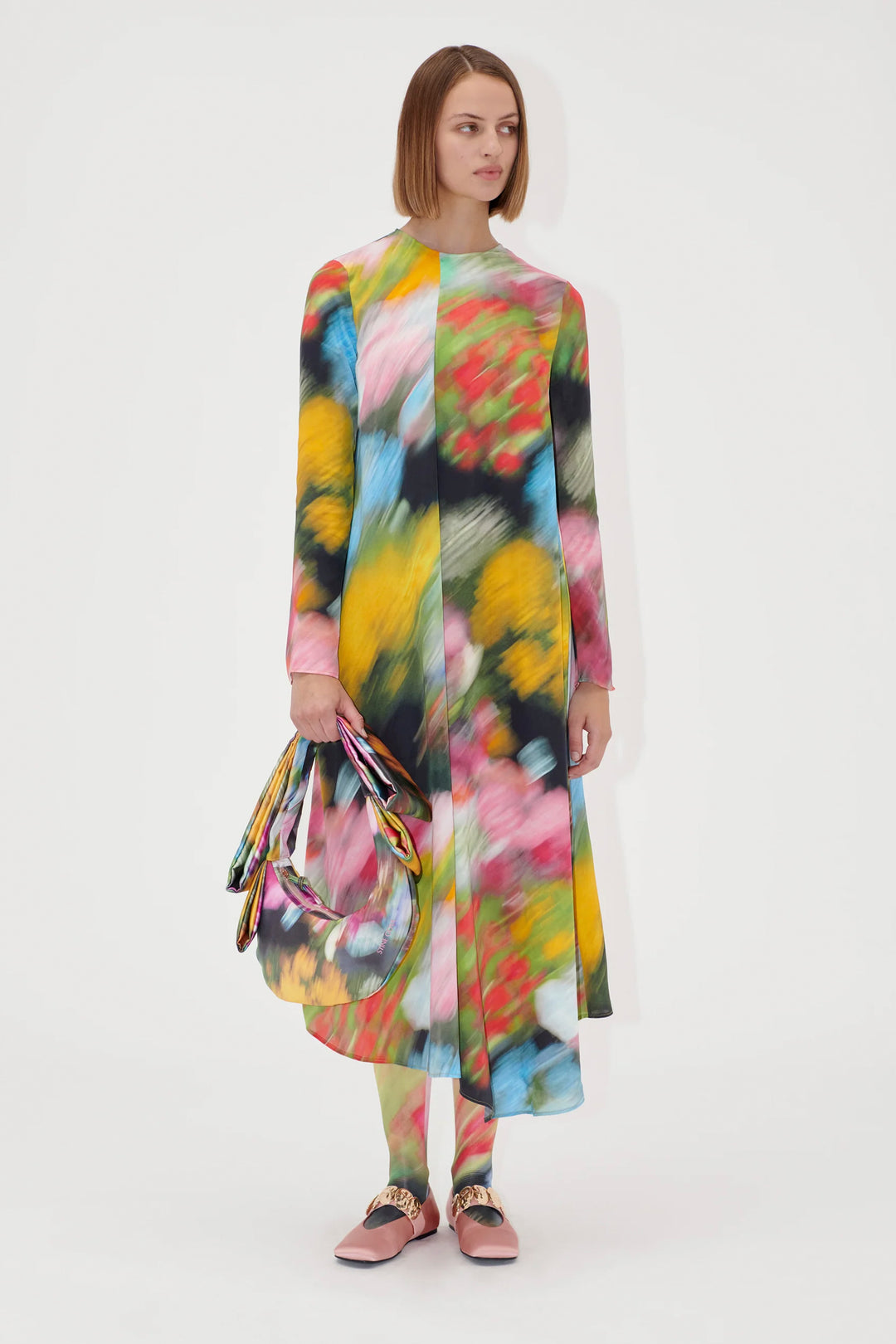 Stine Goya Asymm Dress - Print