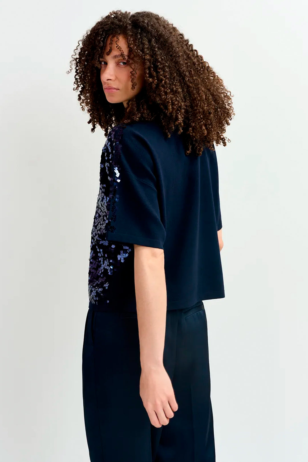 Essentiel Antwerp Glitz Polo - Navy Blue