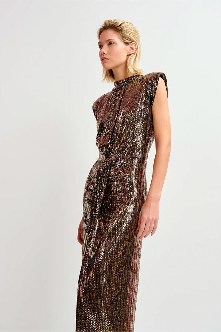 Essentiel Antwerp Gonnak Dress - Gold