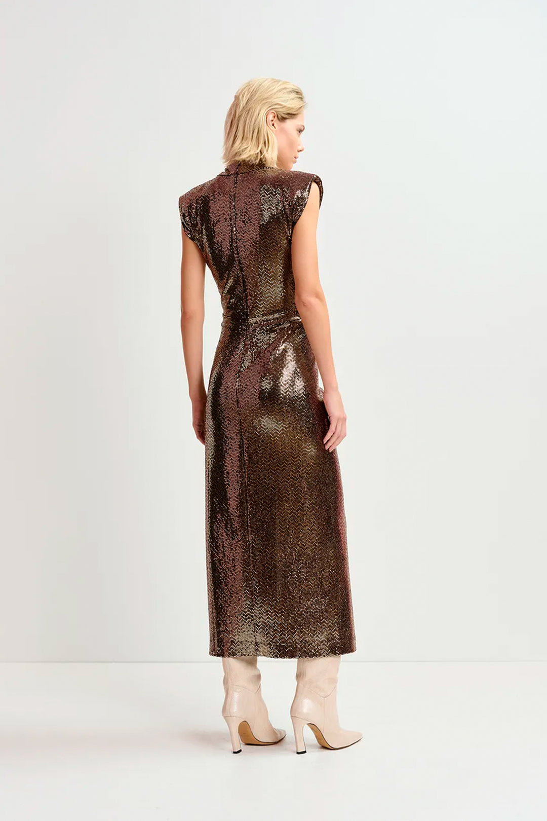 Essentiel Antwerp Gonnak Dress - Gold