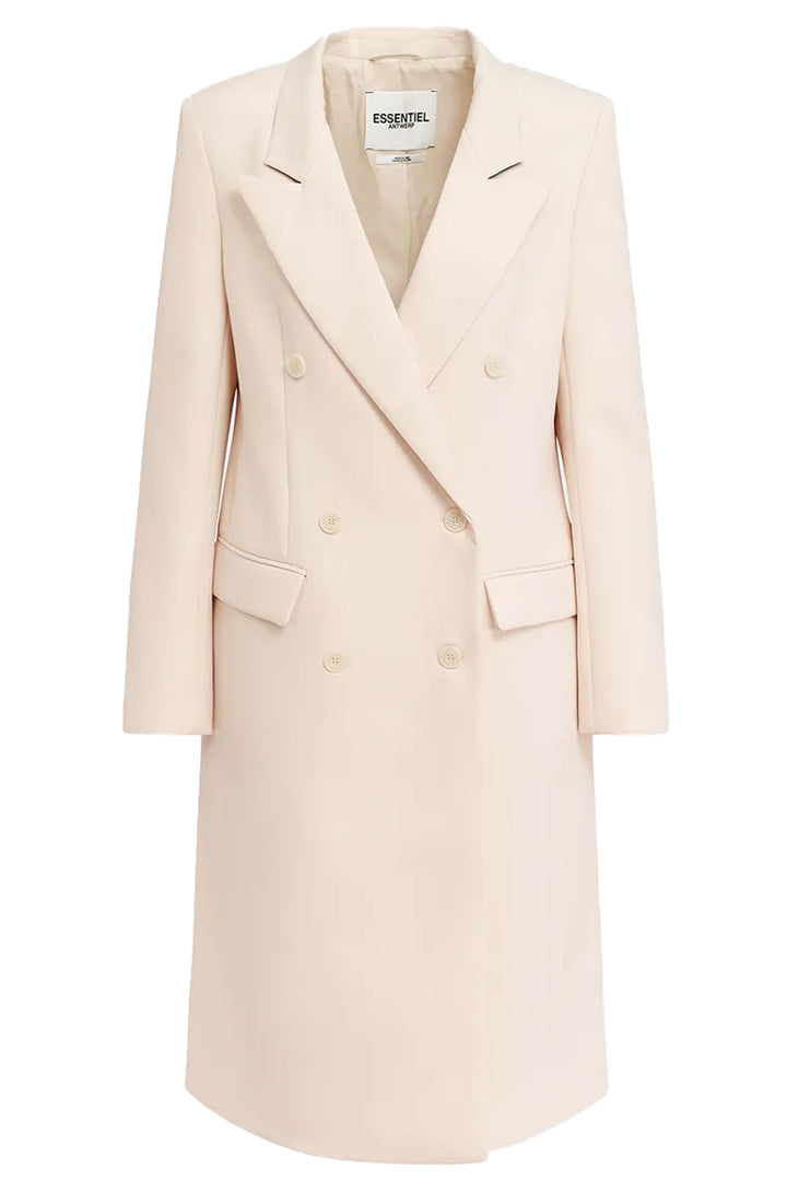 Essentiel Antwerp Gnarly Coat - Off White