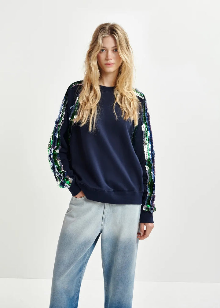 Essentiel Antwerp Hablurry Jumper - Sapphire