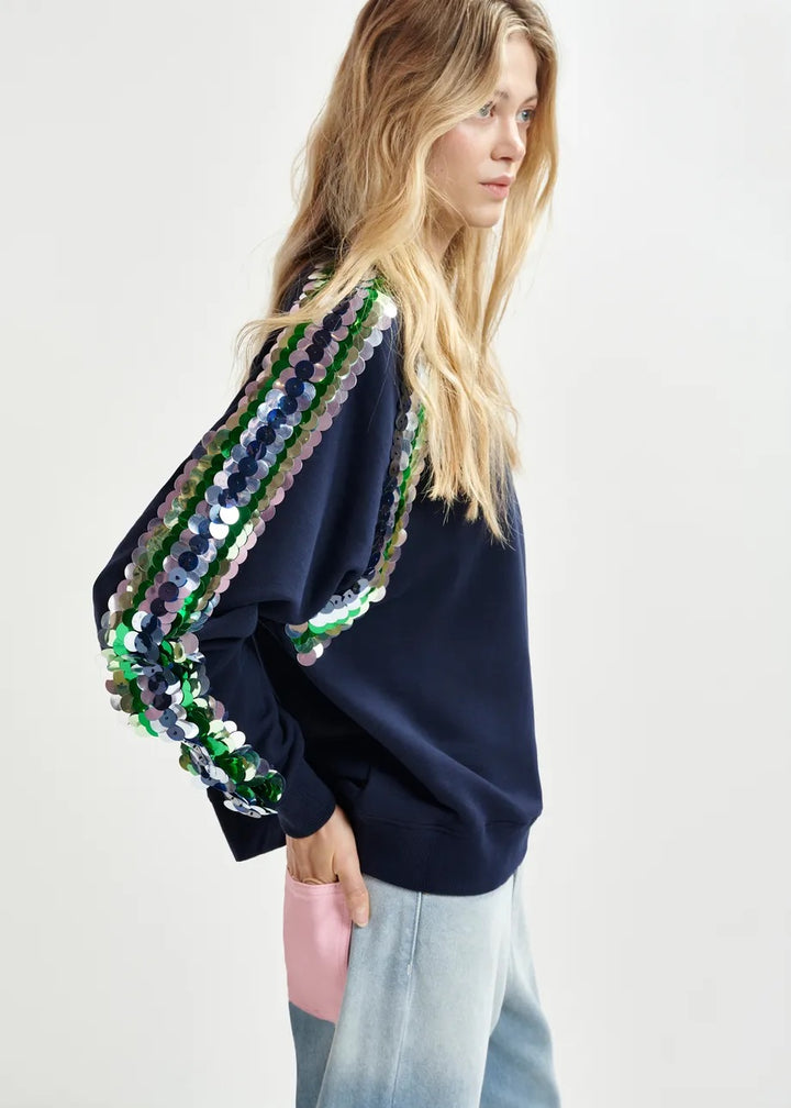 Essentiel Antwerp Hablurry Jumper - Sapphire