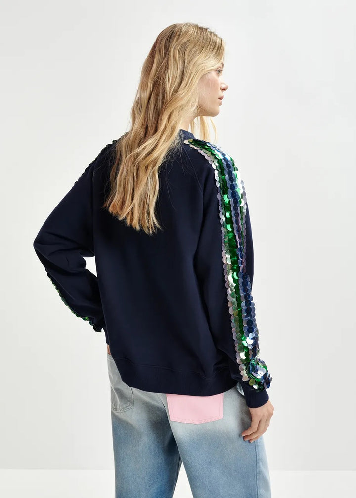Essentiel Antwerp Hablurry Jumper - Sapphire