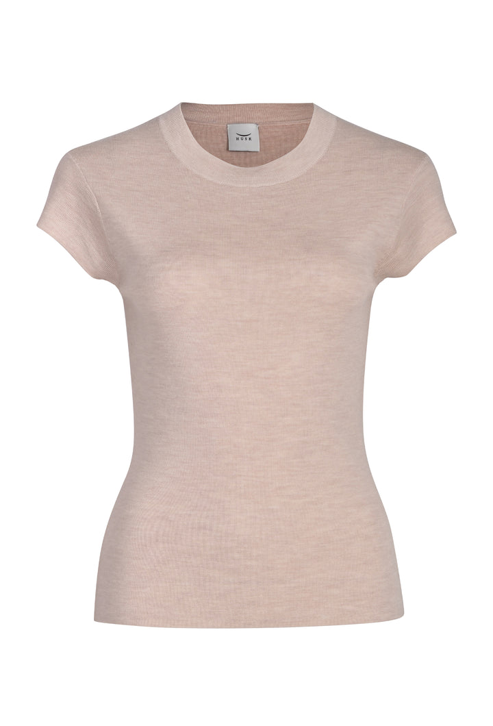 Husk Merino Crew - Marshmallow