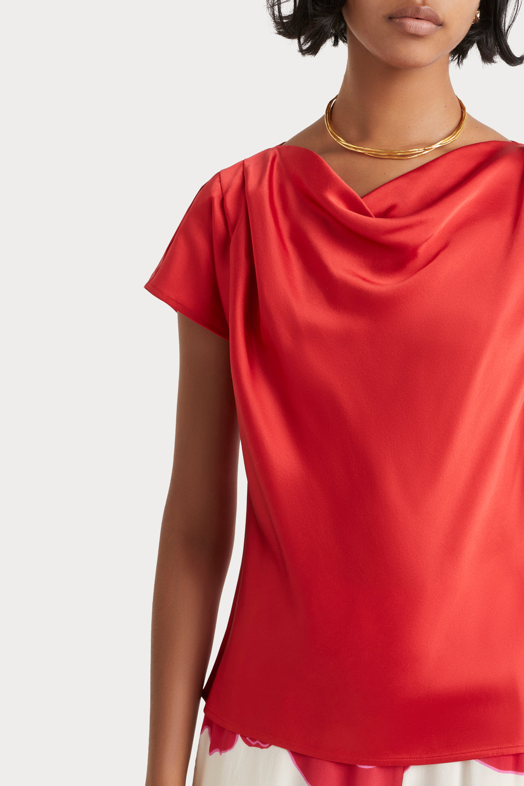 Husk Emilie top - Red