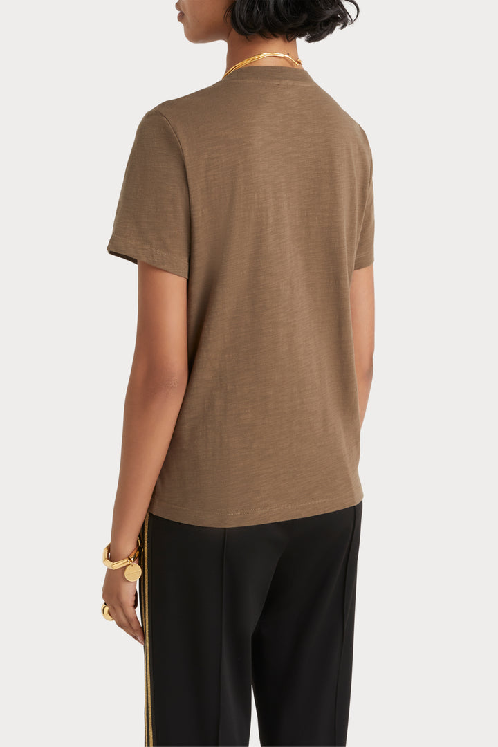 Husk Varsity Tee - Khaki