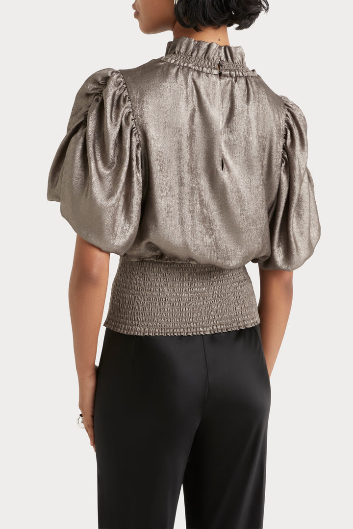 Husk Adina top - Pewter