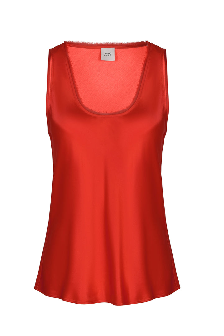 Husk Satin Cami - Red