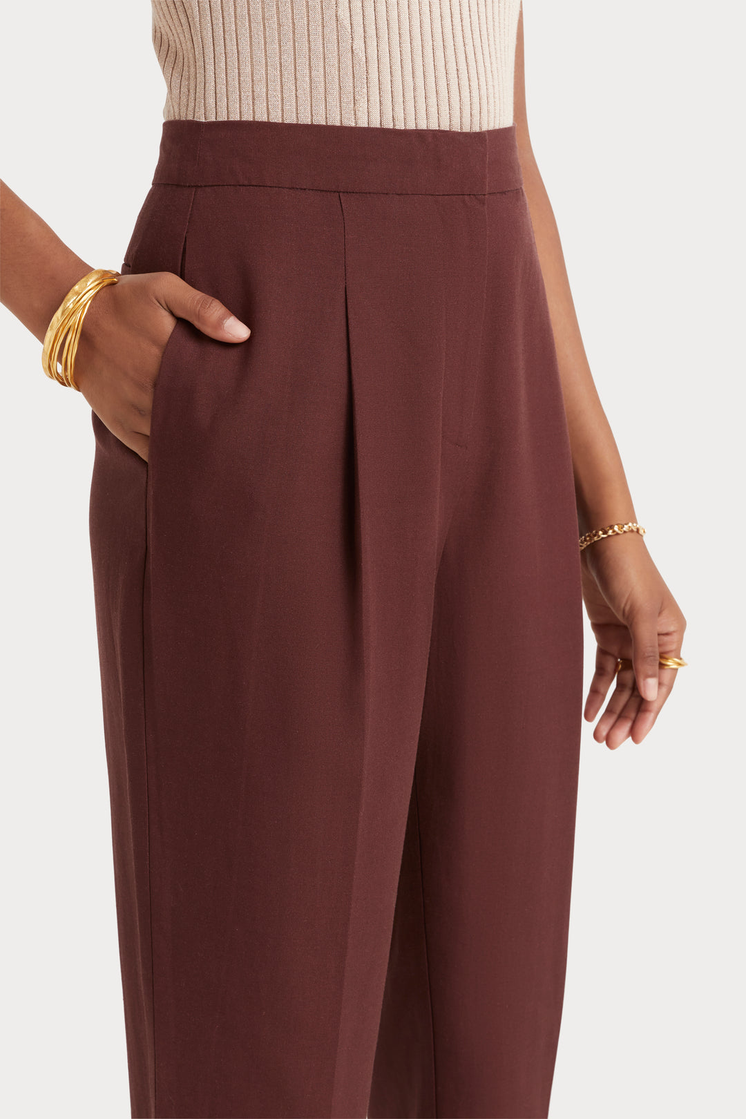 Husk Talia Pant - Chestnut