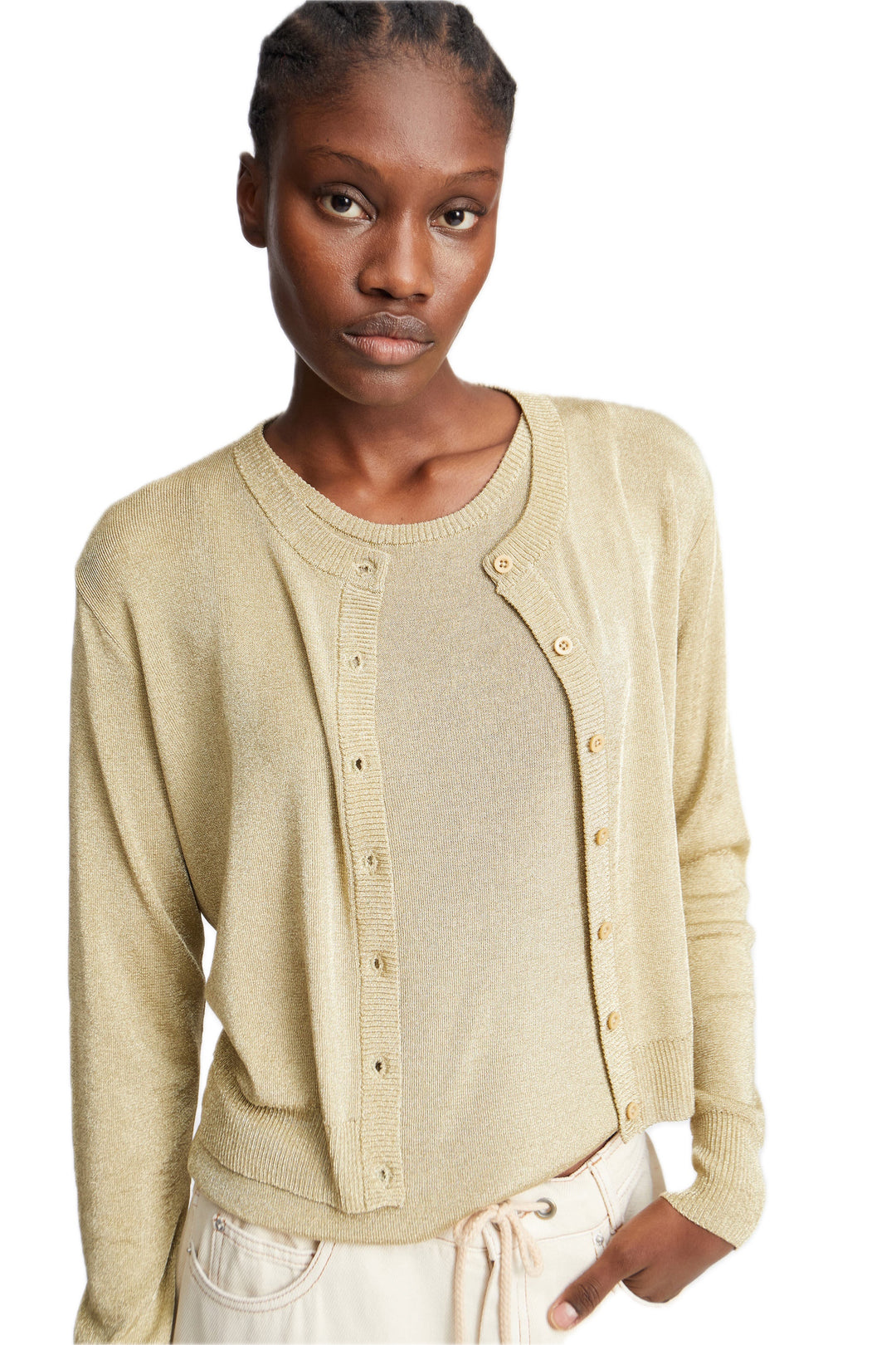 Munthe Parli Cardigan - Gold