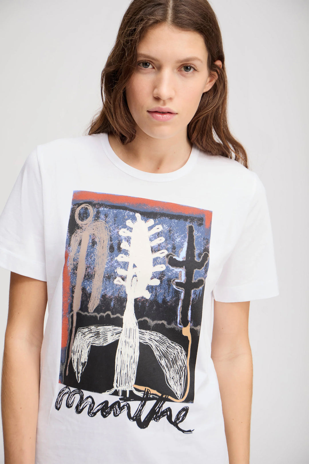 Munthe Lack T-shirt - White