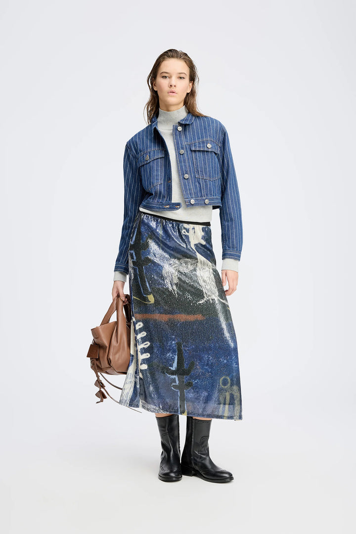 Munthe Lebane Skirt - Navy