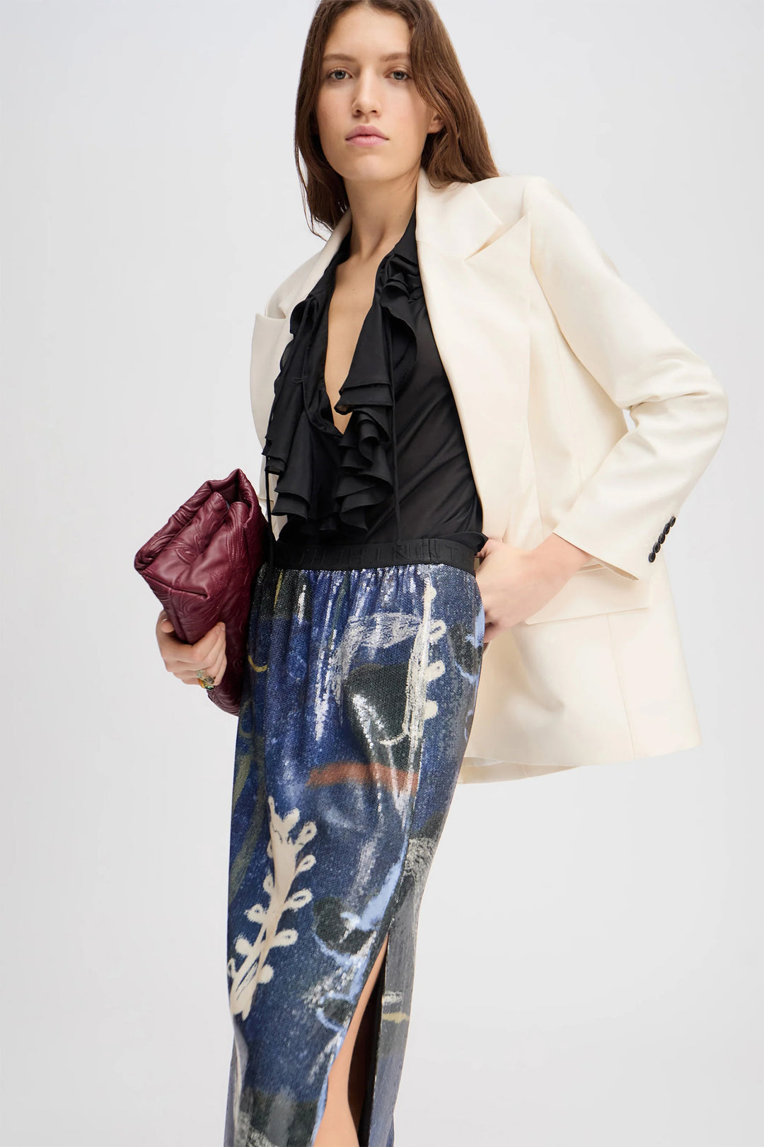 Munthe Lebane Skirt - Navy