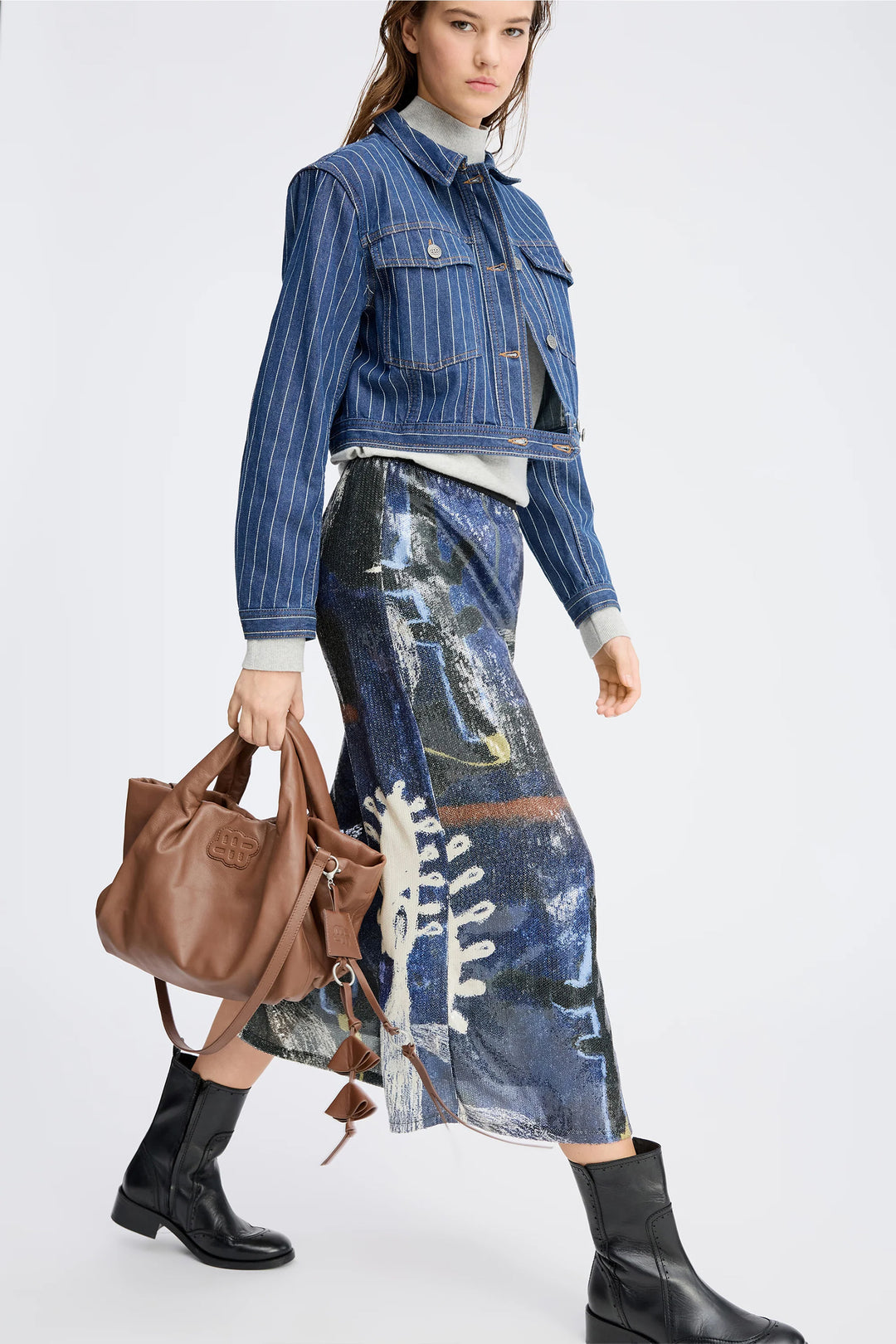 Munthe Lebane Skirt - Navy