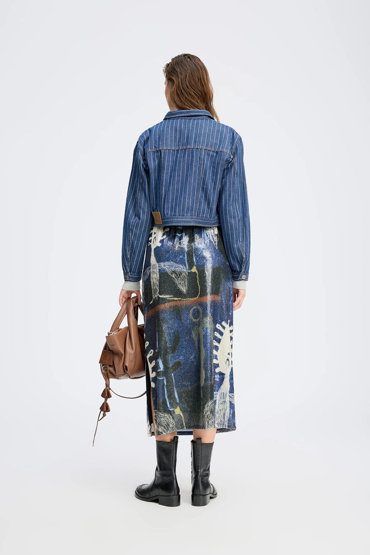 Munthe Lebane Skirt - Navy