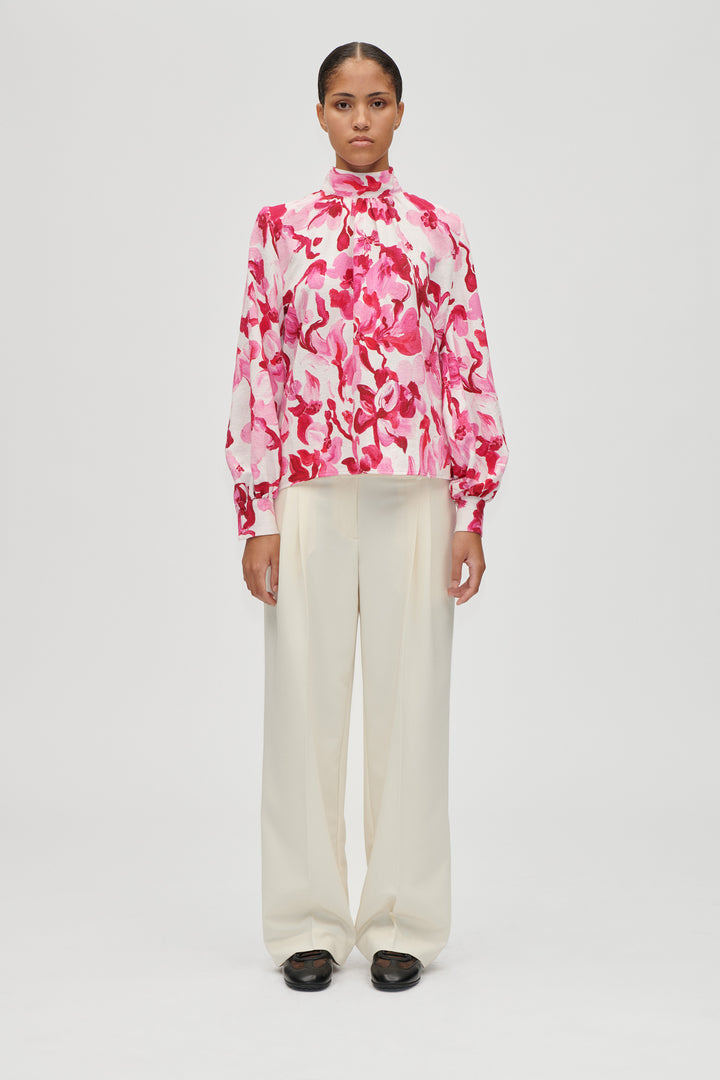 Stine Goya Gathered Top - Pink