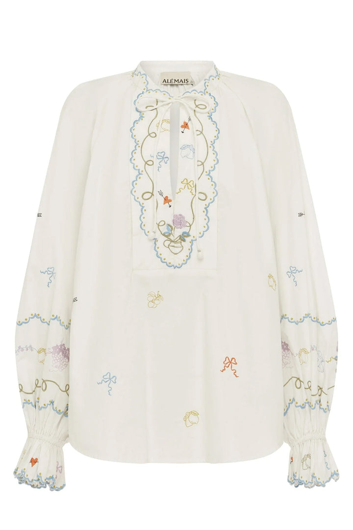 Alemais Giulia Blouse - Cream