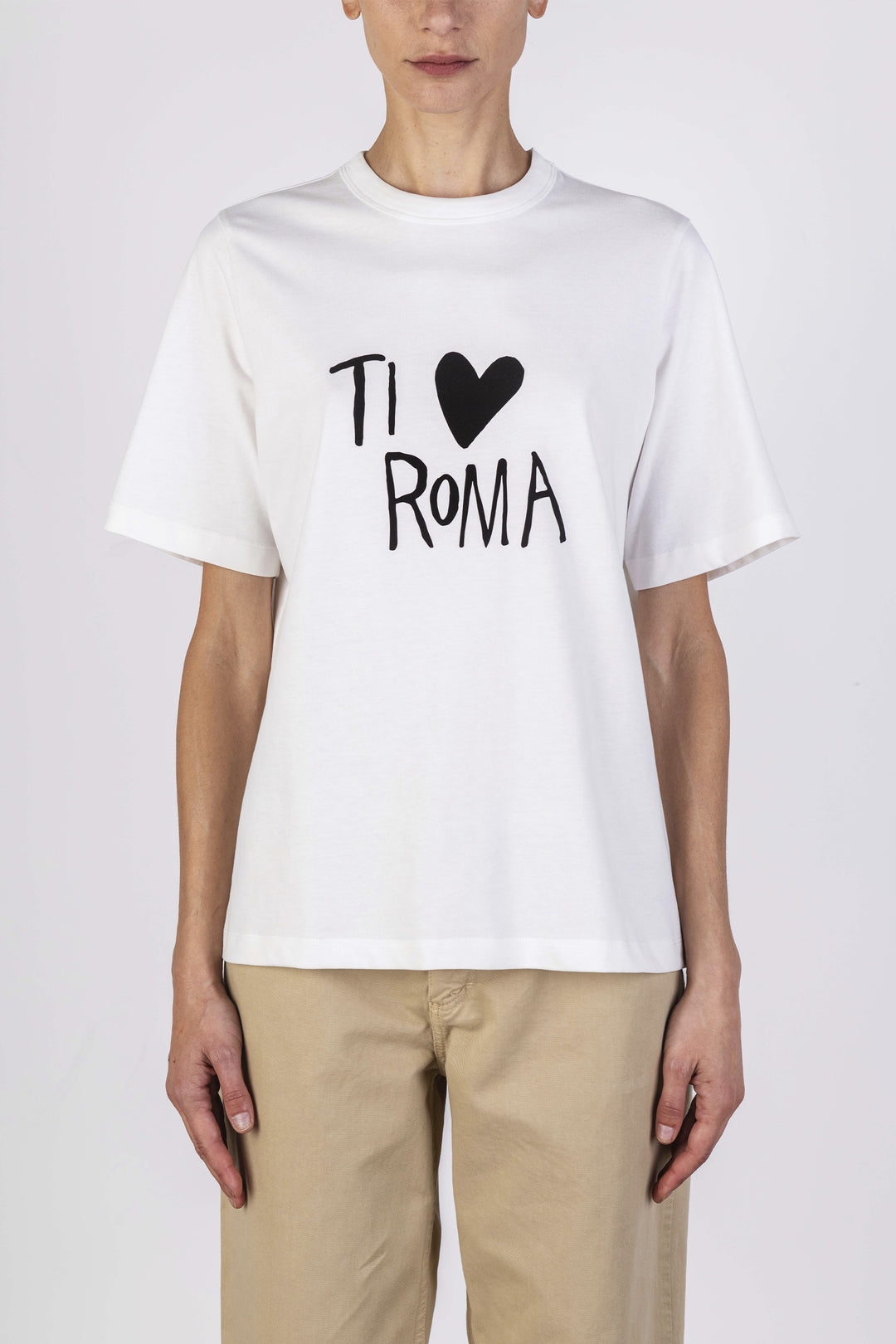 Alysi Roma Tshirt - Latte