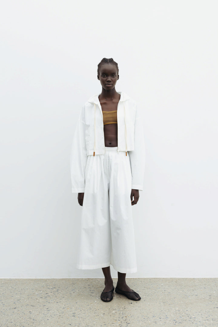 The Loom Hooded Jacket - White