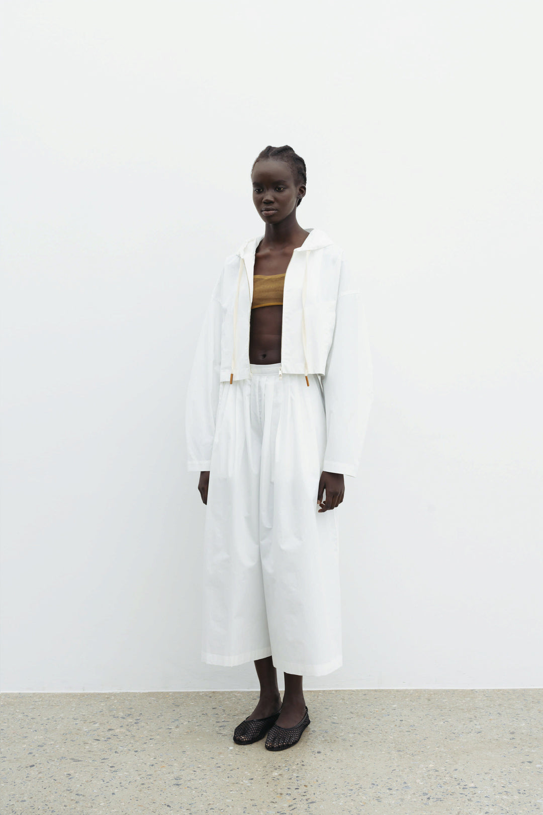 The Loom Hooded Jacket - White