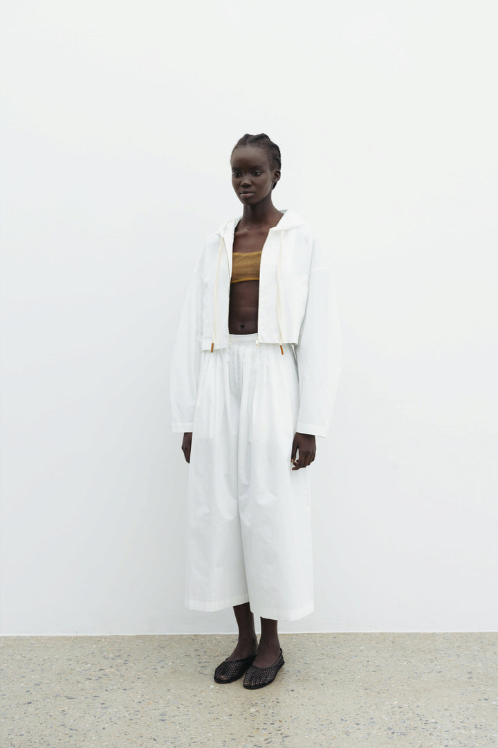 The Loom Hooded Jacket - White