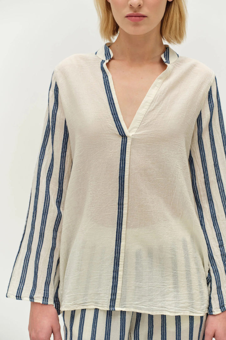 Devotion Twins Chummy Blouse - Navy