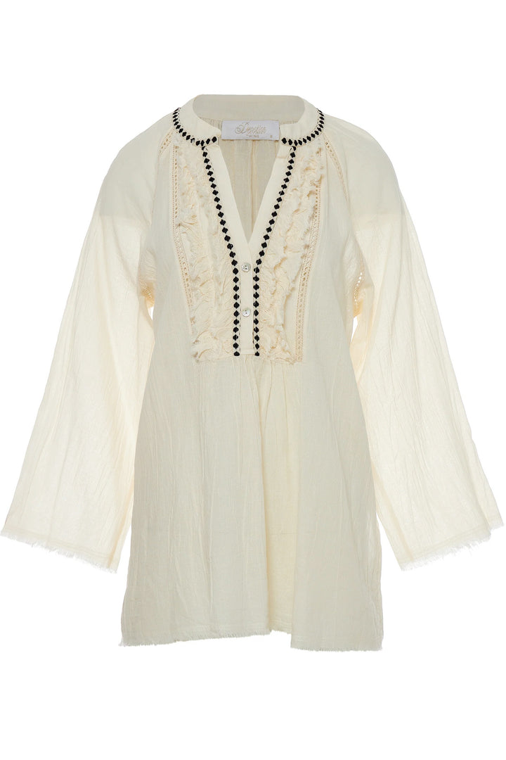 Devotion Twins Apology Blouse - Off White
