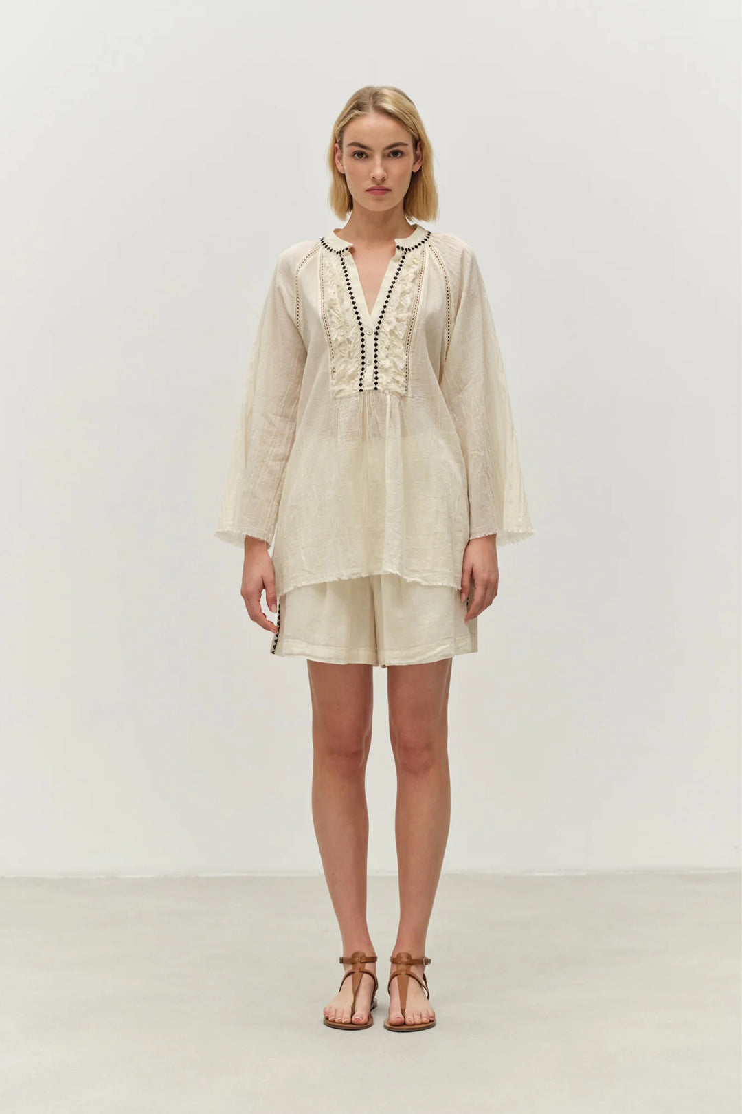 Devotion Twins Apology Blouse - Off White