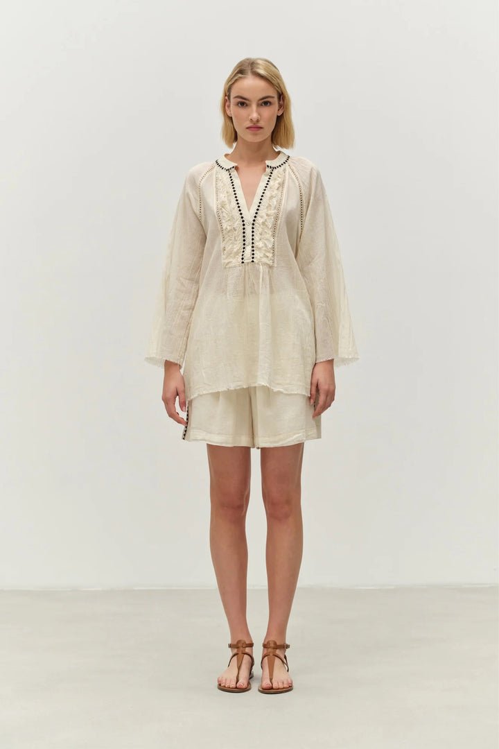 Devotion Twins Apology Blouse - Off White
