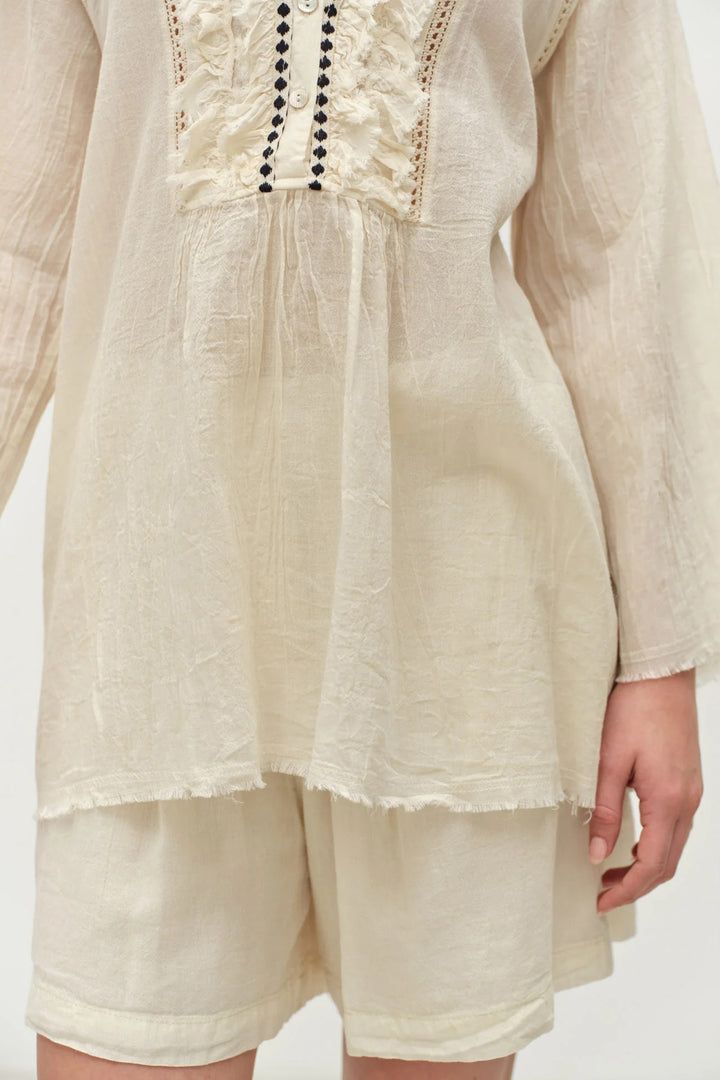 Devotion Twins Apology Blouse - Off White