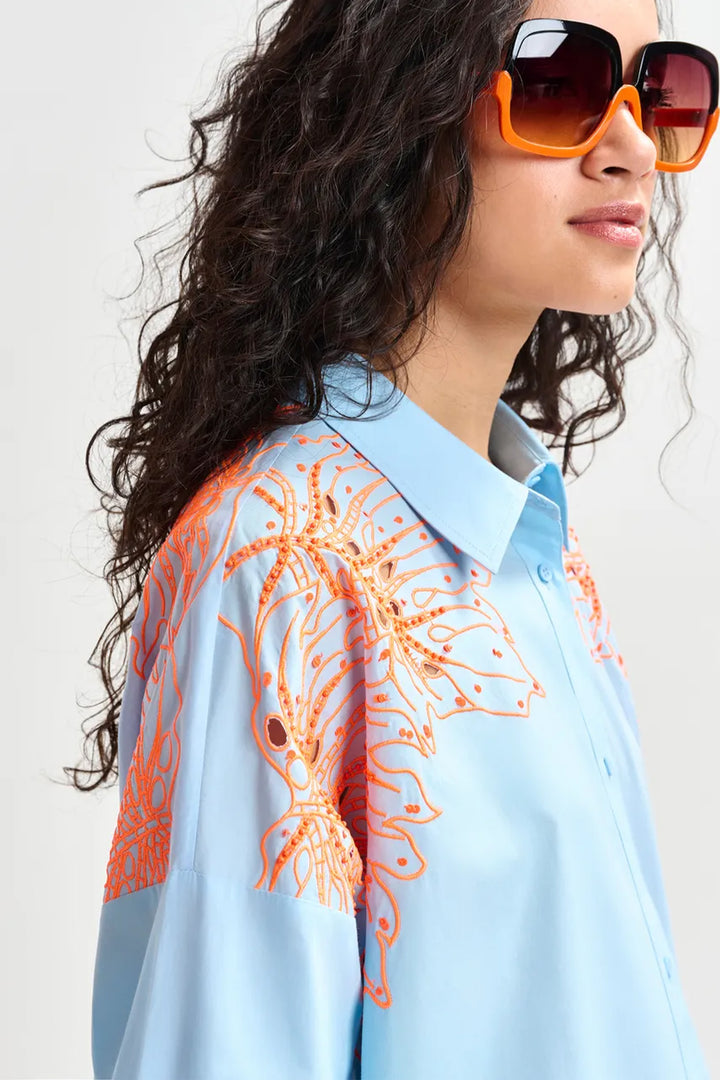 Essentiel Antwerp Hanchor Dress - Lake