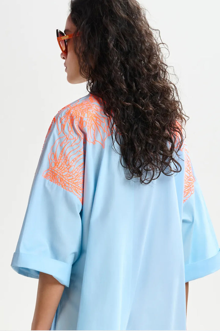 Essentiel Antwerp Hanchor Dress - Lake
